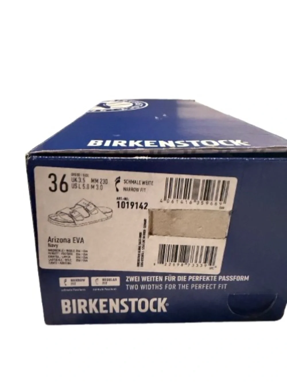 Birkenstock Kids Navy Blue EVA Buckle Slide Sandals
